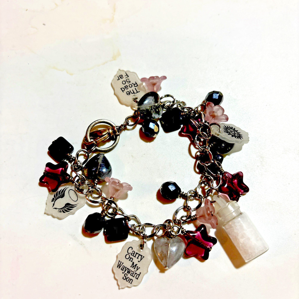 Supernatural Tv Show Inspired Charm Bracelet 7 Inch